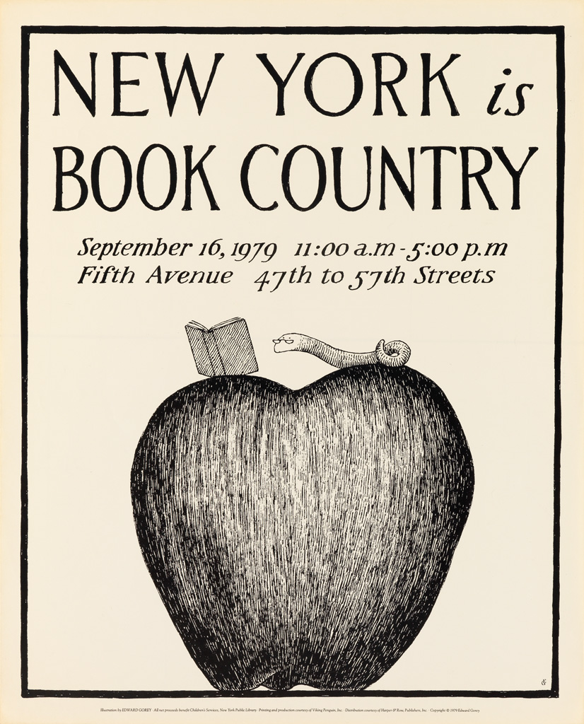 Appraisal: VARIOUS ARTISTS NEW YORK IS BOOK COUNTRY Group of posters