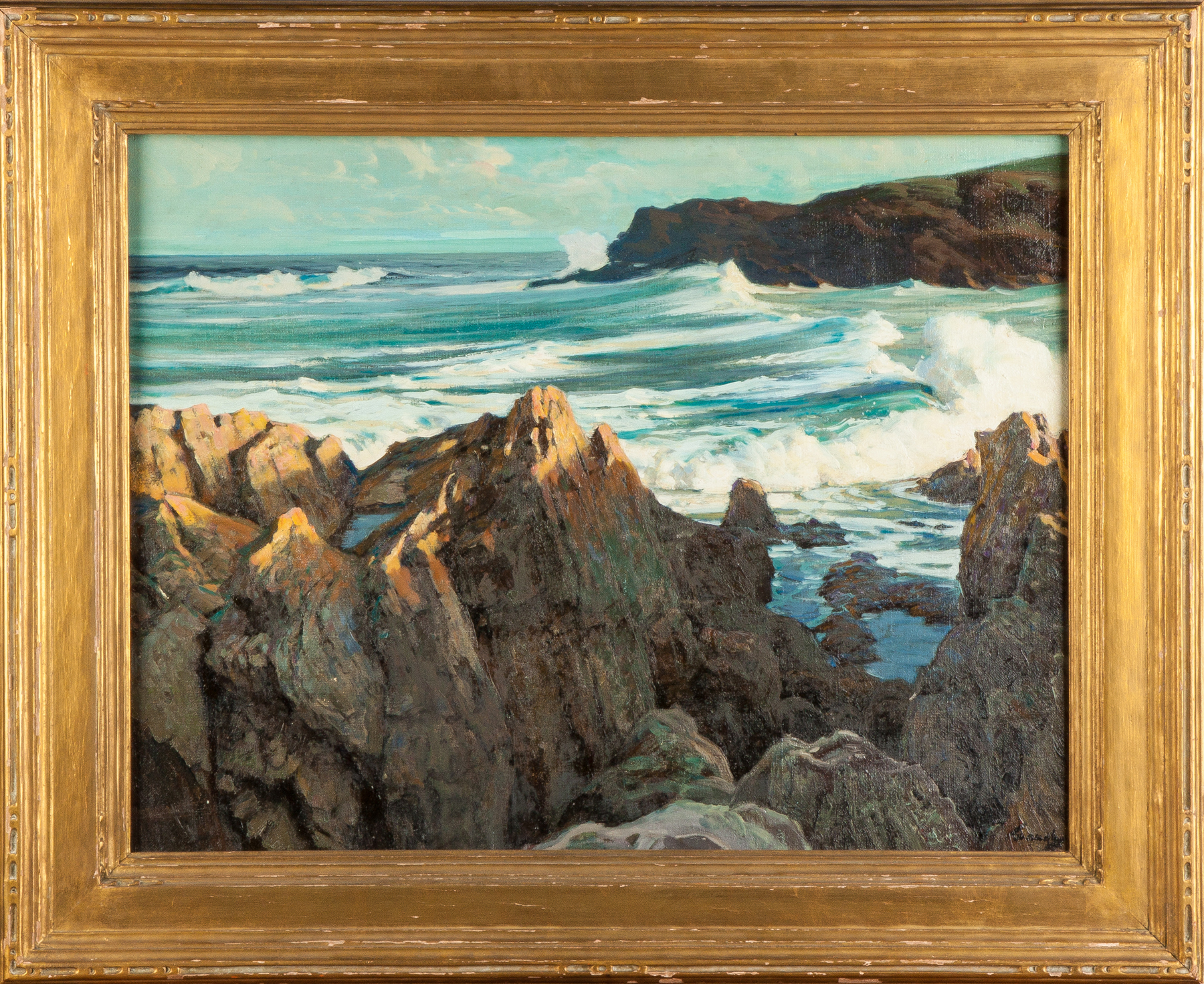 Appraisal: Frederick Judd Waugh American - Sgn Lower right Waugh Sgn