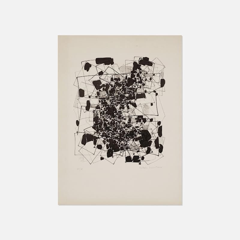 Appraisal: Natalia Dumitresco Untitled Natalia Dumitresco Untitled c lithograph on paper