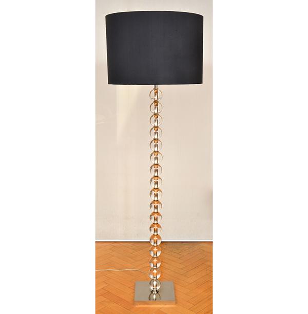 Appraisal: A CLEAR PLASTIC STANDARD LAMP WITH A LOBED STEM CM