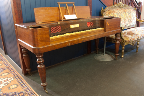 Appraisal: MAHOGANY SPINET BY JOHN BROADWOOD SONS