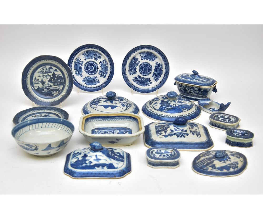 Appraisal: Chinese Canton Tableware etc Chinese Canton tableware to include lids