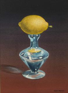 Appraisal: Robert Reynolds Watercolor Painting Lemon Yellow II Framed Robert Reynolds