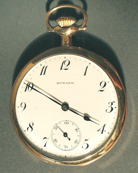 Appraisal: Howard gold open face pocket watch jewels