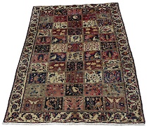 Appraisal: A Bakhtiari Rug Nice area rug with a central panel