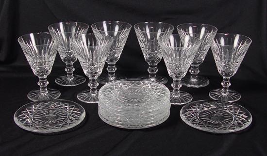 Appraisal: Set of Eight Waterford Water Goblets Tramore pattern high Together