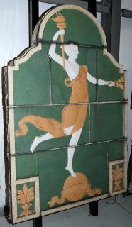 Appraisal: Chattanooga terra cotta trade sign x x Mr Coho Choo