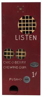 Appraisal: Chick-O-Berry Cent Chewing Gum Machine with Unauthorized Mickey Mouse Circa