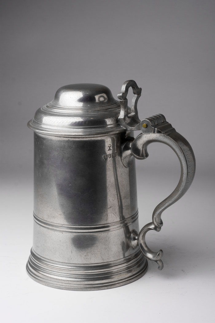 Appraisal: PEWTER TANKARD JOHN TOWNSEND AND THOMAS GIFFIN LONDON ENGLAND CIRCA