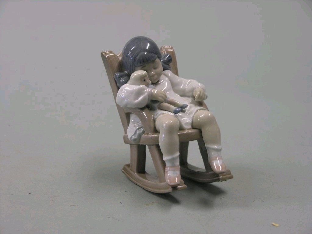 Appraisal: Lladro - Naptime cat ref sculptor Jose Pucche - boxed