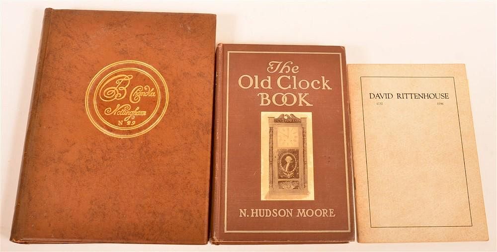 Appraisal: vols Books - American and Other Clockmakers Chandlee Six Quaker