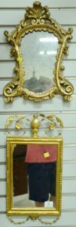 Appraisal: Group of four small mirrors to include a pair of