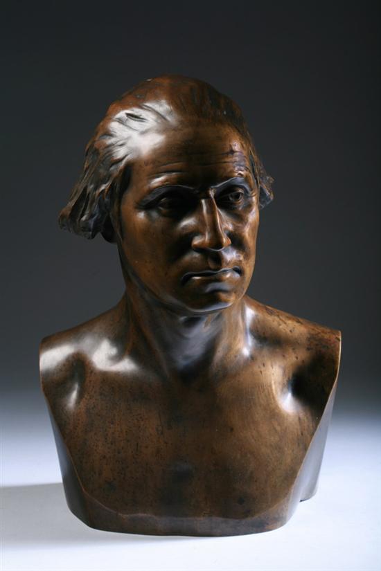 Appraisal: JAMES WILSON ALEXANDER MACDONALD American - LIFE CAST BUST OF