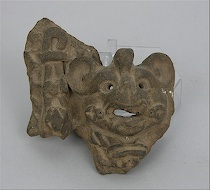 Appraisal: Ancient Mayan Bat God Zapotec Mask Fragment Zapotec god of