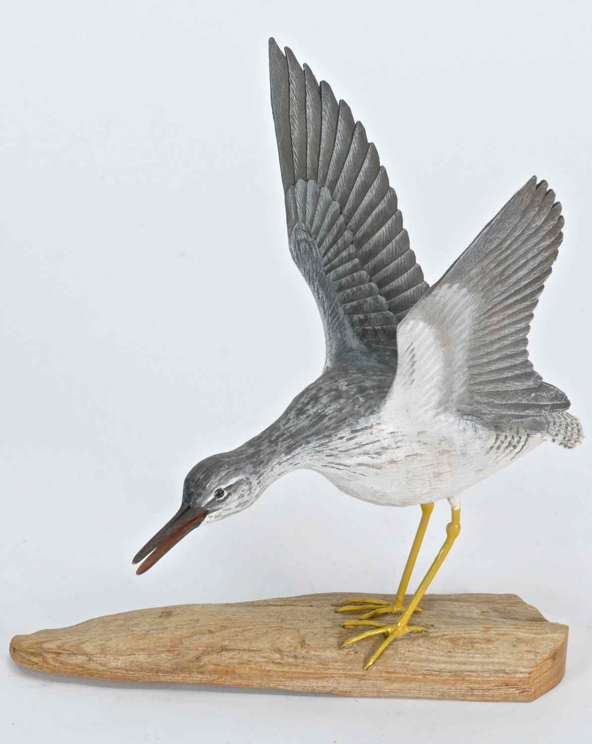 Appraisal: MINIATURE YELLOWLEGSBy Stan Sparre of Cape Cod Massachusetts Wings up