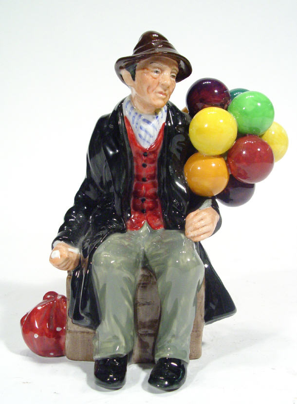 Appraisal: Hand painted Royal Doulton figure 'The Balloon Man' HN factory