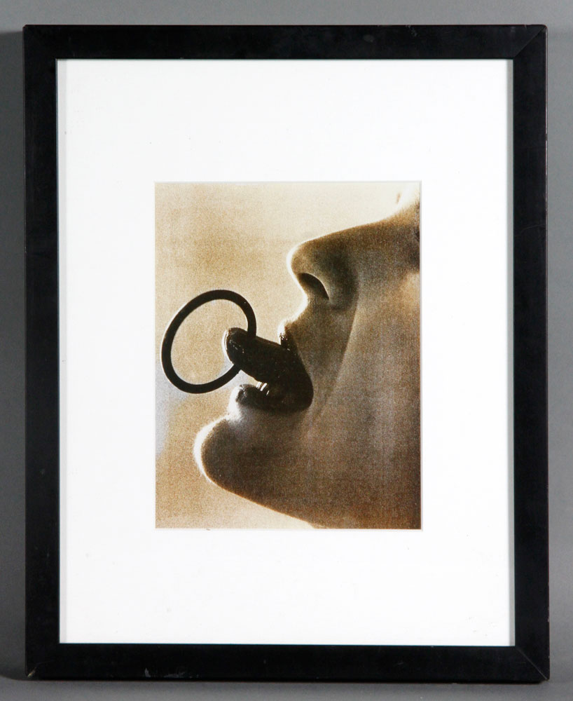 Appraisal: - Ungerer Tongue Silver Gelatin Print Tomi Ungerer French b