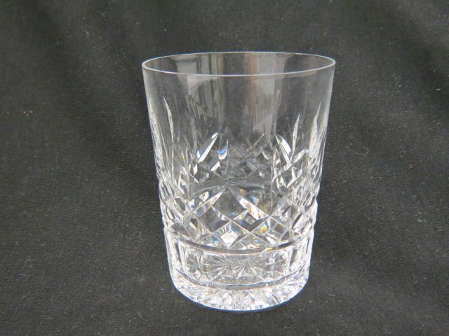 Appraisal: Waterford Lismore Cut Crystal Tumblers double old fashions tall signed