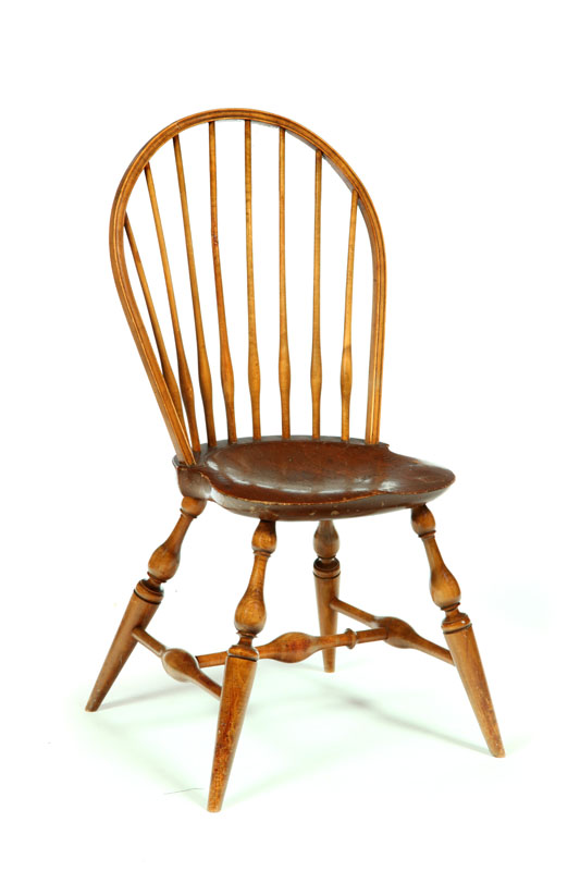 Appraisal: BOWBACK WINDSOR SIDE CHAIR Wallace Nutting Connecticut early th century