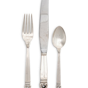 Appraisal: An American Silver Flatware Service International Sterling Co Meriden CT