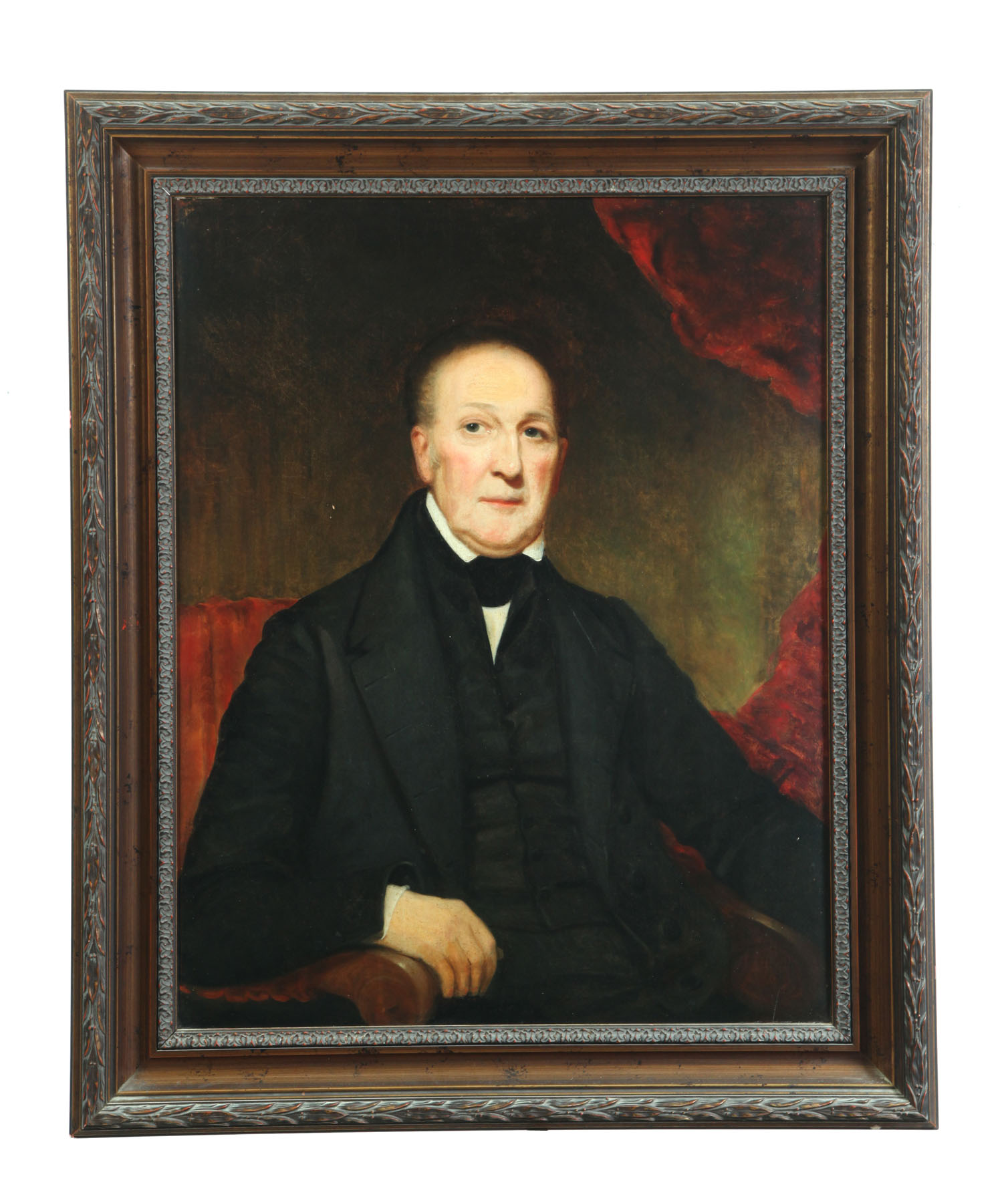 Appraisal: PORTRAIT OF A GENTLEMAN AMERICAN SCHOOL ND QUARTER- TH CENTURY