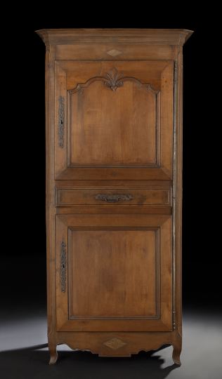 Appraisal: Louis XV Provincial Mahogany Bonnetiere th century and later the