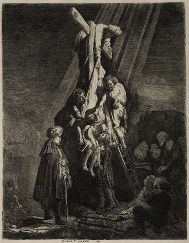 Appraisal: REMBRANDT VAN RIJN The Descent from the Cross Second Plate