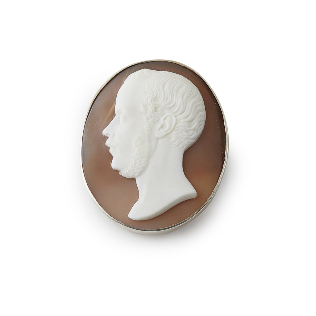 Appraisal: ROYAL INTEREST - A VICTORIAN SHELL CAMEO OF HRH PRINCE