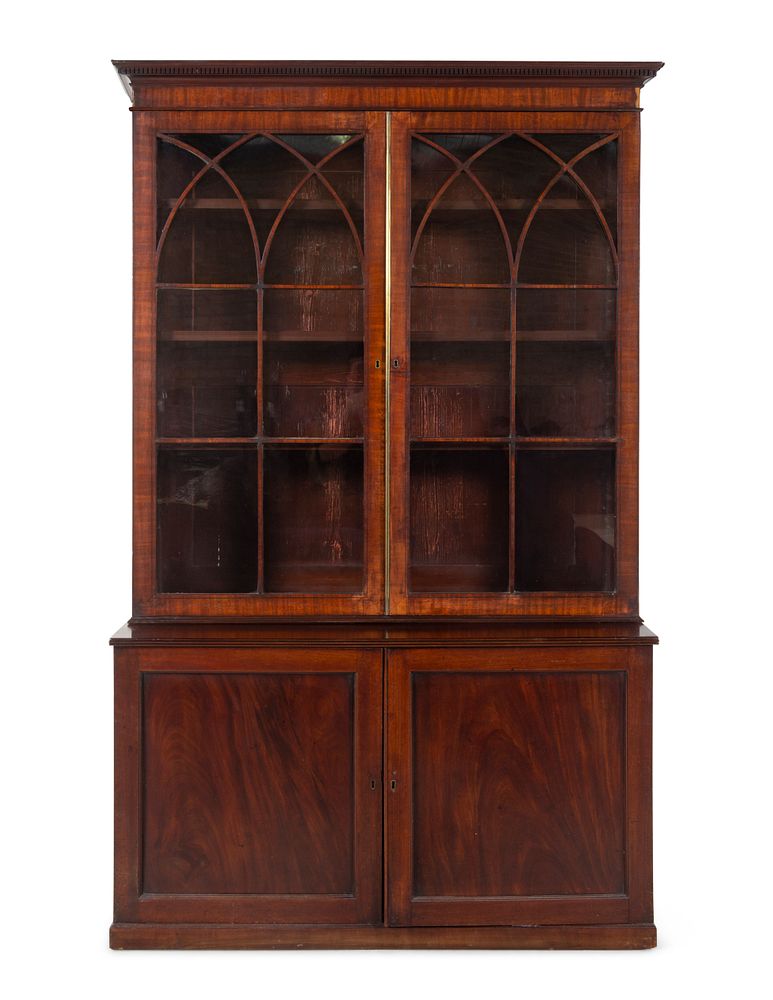 Appraisal: A George III Mahogany Bookcase A George III Mahogany Bookcase