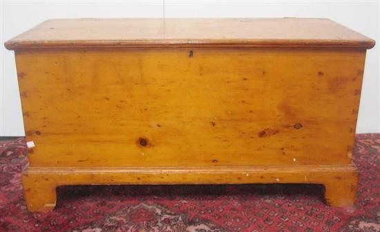 Appraisal: COUNTRY PINE BLANKET CHEST