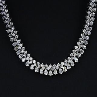 Appraisal: Approx Carat Pear Shape and Round Brilliant Cut Diamond and