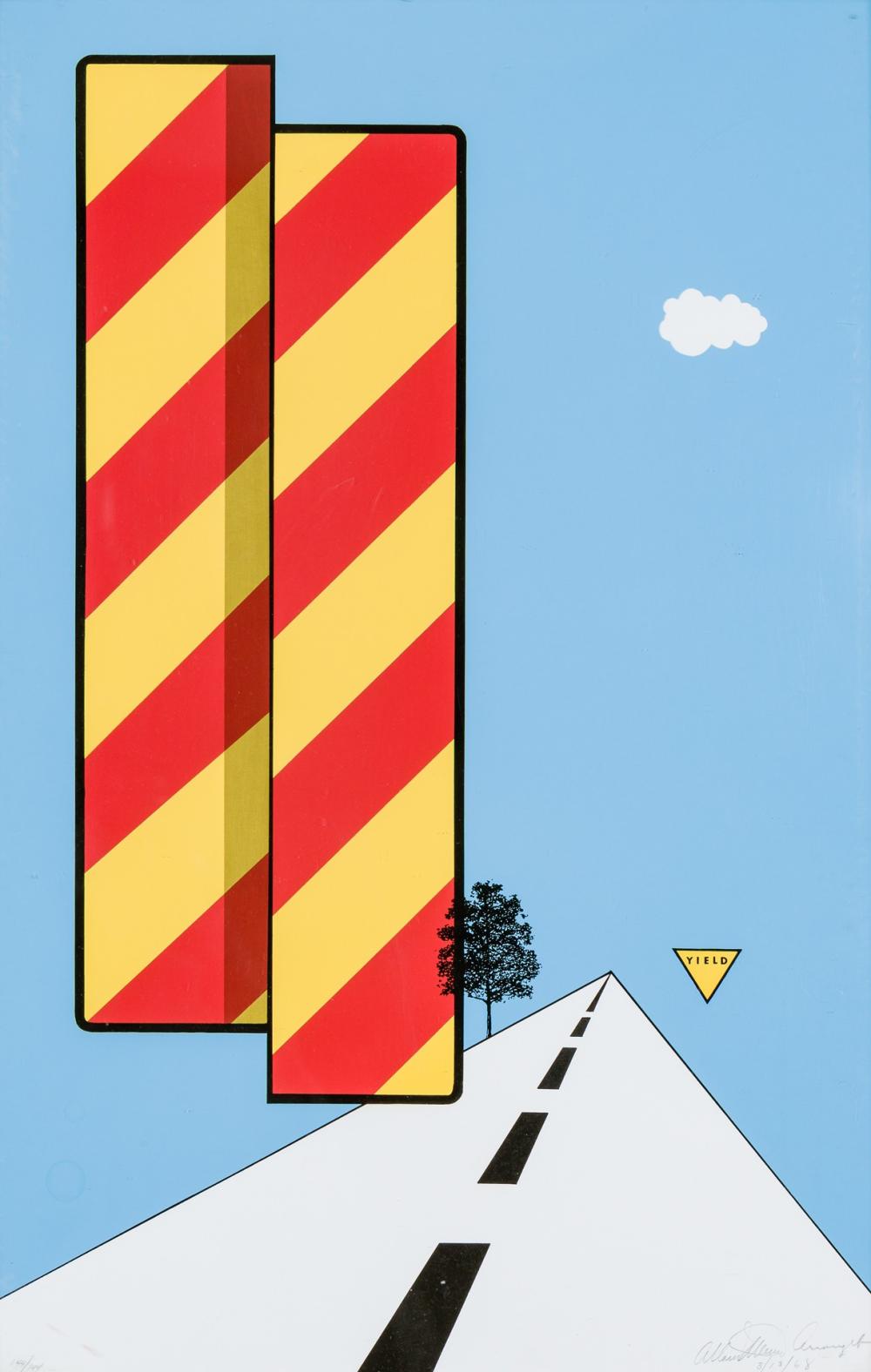 Appraisal: ALLAN D'ARCANGELO American - Yield screenprint on paper signed and