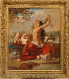 Appraisal: Attributed to William Etty British - The Bathers oil on