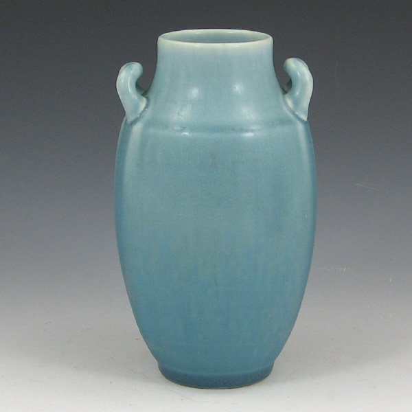 Appraisal: Rookwood Crystalline Matte Blue Vase - Mint Rookwood vase from