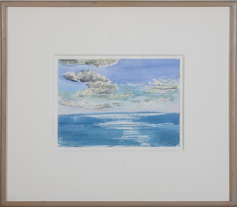 Appraisal: JANE WILSON - QE AM LOOKING NORTH Watercolor on paper