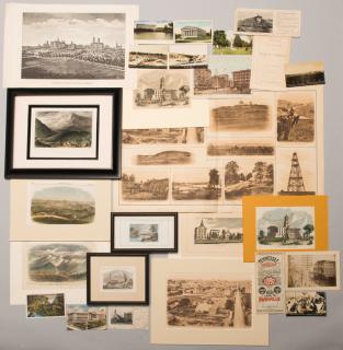 Appraisal: TN Ephemera and Prints pcs Assorted TN Prints and Ephemera