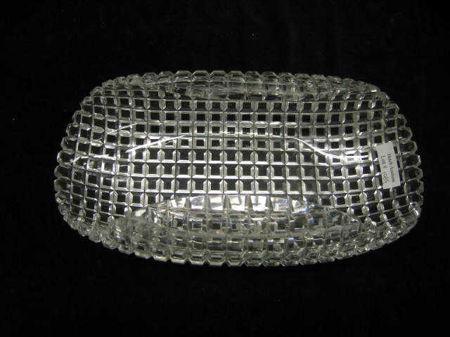 Appraisal: Unusual Brilliant Period Cut Glass Bowl Fold In sides overall