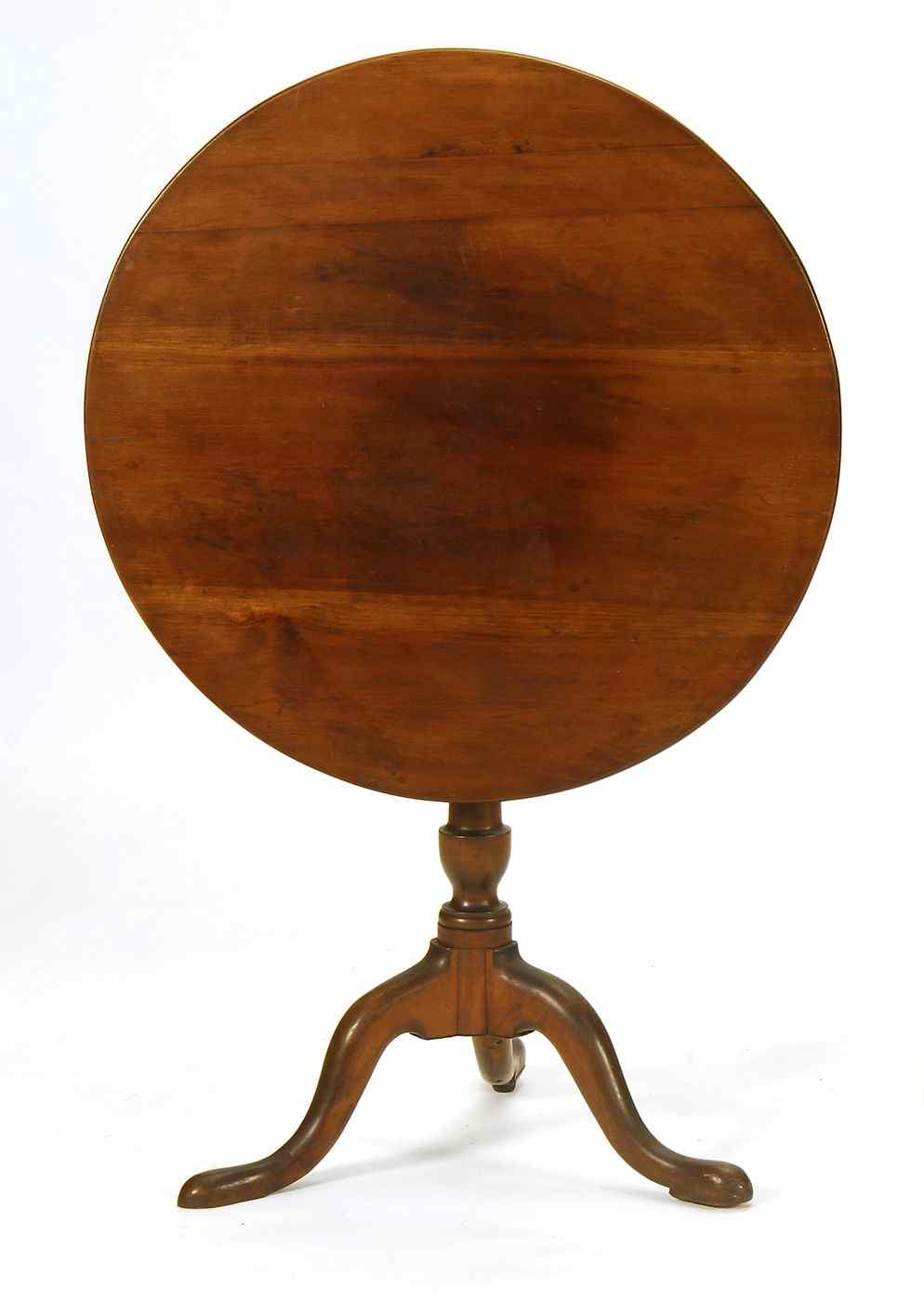 Appraisal: ANTIQUE AMERICAN QUEEN ANNE TILT-TOP TEA TABLEConnecticut Third Quarter of