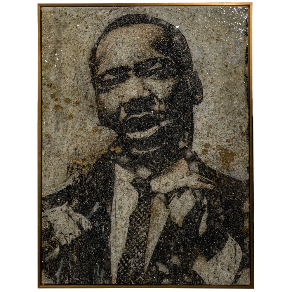 Appraisal: TIFFANIE ANDERSON AMERICAN B MARTIN LUTHER KING JR MIXED MEDIA