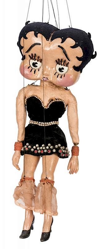 Appraisal: The Great Virgil s Betty Boop Marionette Virgil Virgil Harris