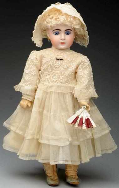 Appraisal: Lovely Early Child Doll Bisque socket head with small open