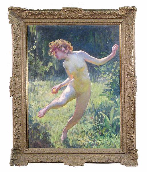 Appraisal: Emile Quentin Brin French born L'apr s-midi d'un faune signed