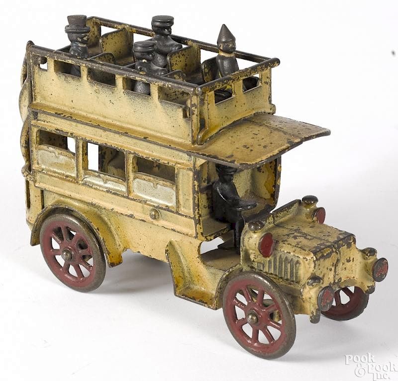 Appraisal: Scarce early Kenton cast iron double decker auto b Scarce