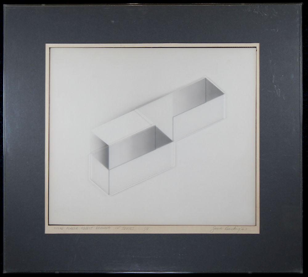 Appraisal: James Reineking American B Graphite Paper James Reineking American B