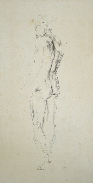 Appraisal: Pietro Annigoni Italian - - Study of a male nude