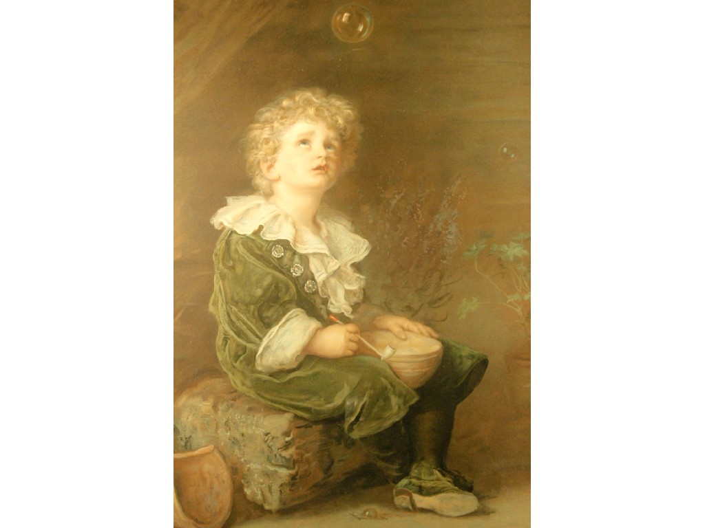 Appraisal: After Millais 'Bubbles' a Pears print chromolithograph cm x cm