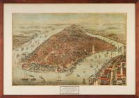 Appraisal: MAP THE CITY OF NEW YORK SHOWING THE BUILDING OF