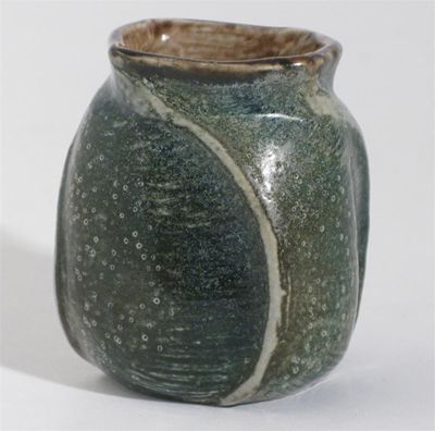 Appraisal: A Martin Brothers stoneware gourd vase by Edwin Walter Martin