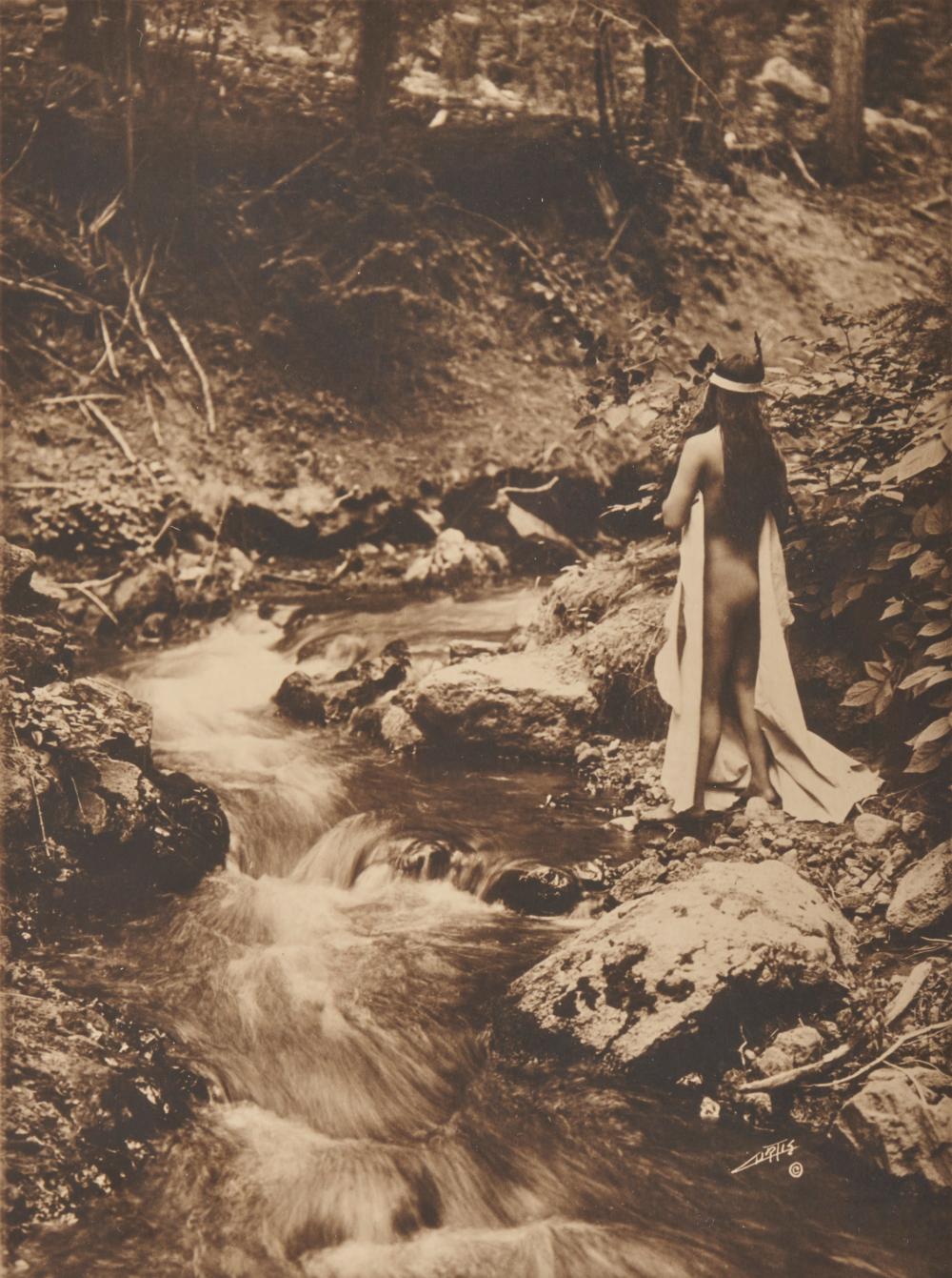 Appraisal: EDWARD SHERIFF CURTIS American - Maid of Dreams gelatin silver