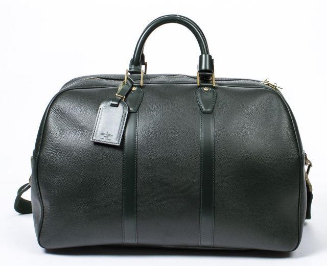 Appraisal: Louis Vuitton Kendall PM duffle bag in dark green Taiga